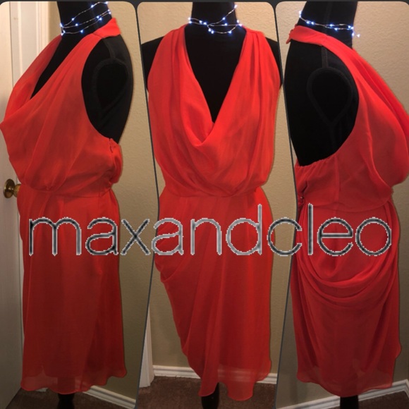 Max & Cleo Dresses & Skirts - 🆕🌟MAX & CLEO Cami Halter Chiffon Dress Sz 8